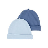 Set de Gorros 2pc de 0-3m Azul